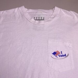 Virgil Abloh T Shirt XXL I Voted NC Swing State Canary Yellow Limited Edition